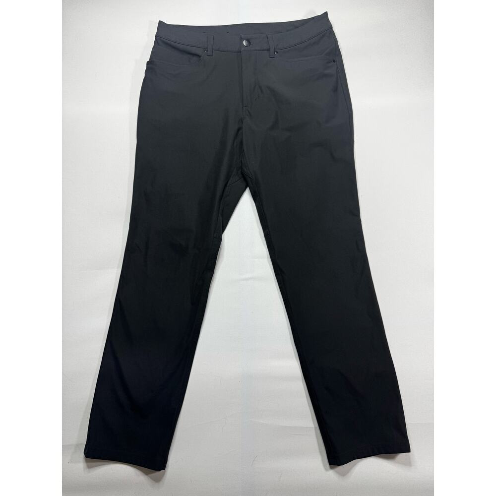 Lululemon Men's ABC Classic Fit Tapered Black 5-Pocket Pants - Size 31 (32x29.5)